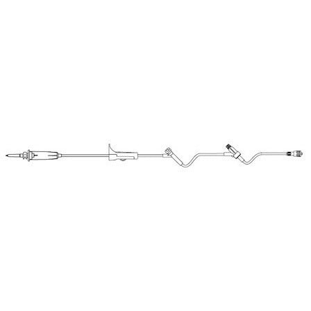 IV Admin Set, 60 Drop, 86 in, Luer Lock, 50/cs